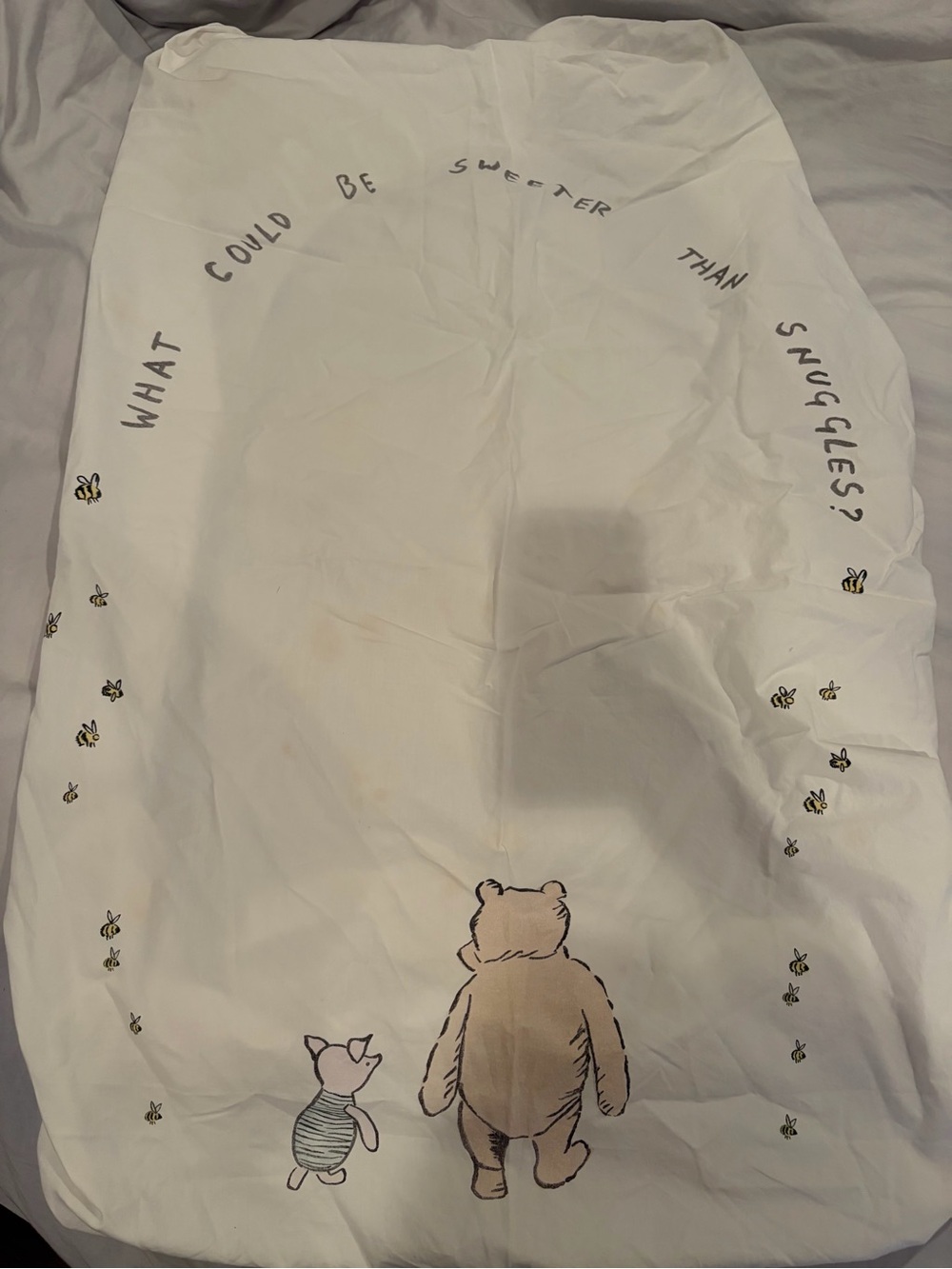 Pottery Barn Kids Winnie the Pooh crib sheet
